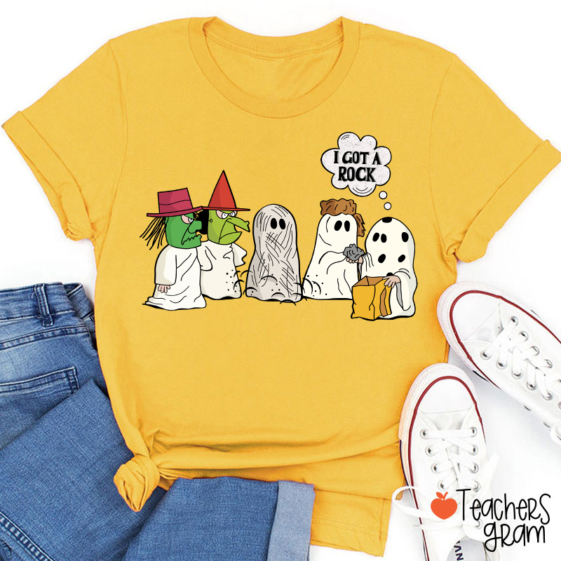 I Got A Rock Halloween Teacher T-Shirt