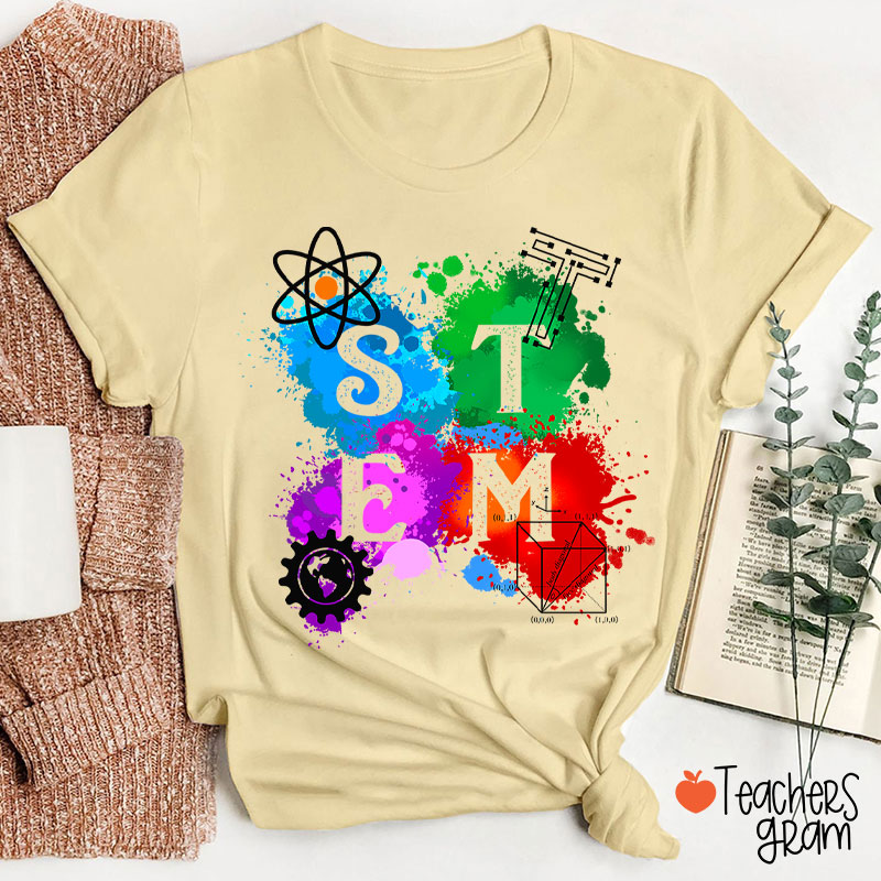 STEM Science Technology Engineering And Mathematics Teacher T-Shirt
