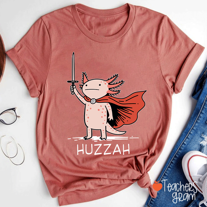 Funny Axolotl Meme Teacher T-Shirt