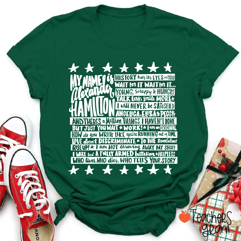 My Name Is Famous Theater Teacher T-Shirt