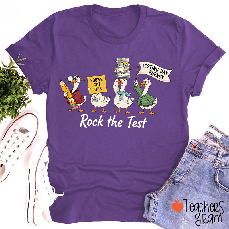 You've Got This Testing Day Energy Rock The Test Teacher T-Shirt
