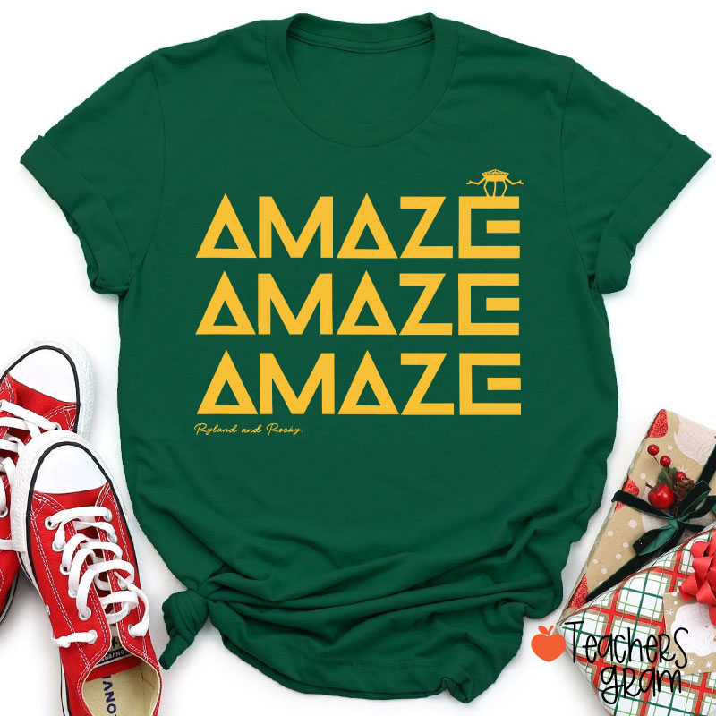 Amaze Funny Space Quote Teacher T-Shirt
