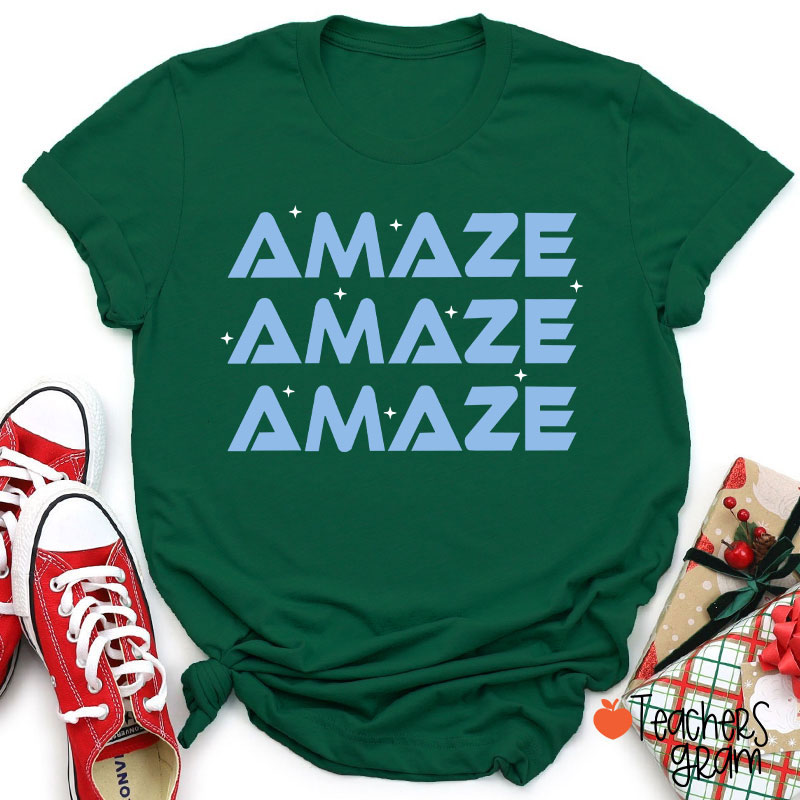 Amaze Amaze Amaze Sci-Fi Book Lover Teacher T-Shirt