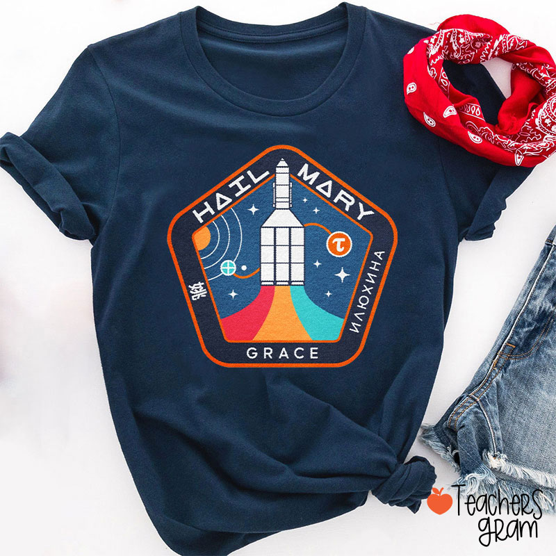 Sci-Fi Book Lover Teacher T-Shirt