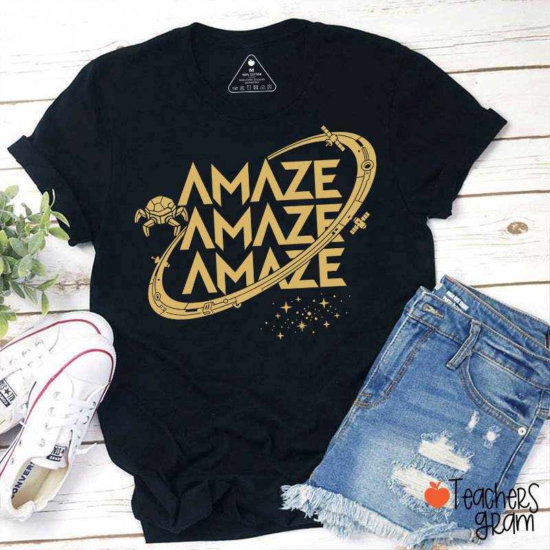 Funny Amaze Amaze Amaze Teacher T-Shirt