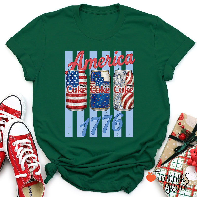 America 1776 Coke Teacher T-Shirt