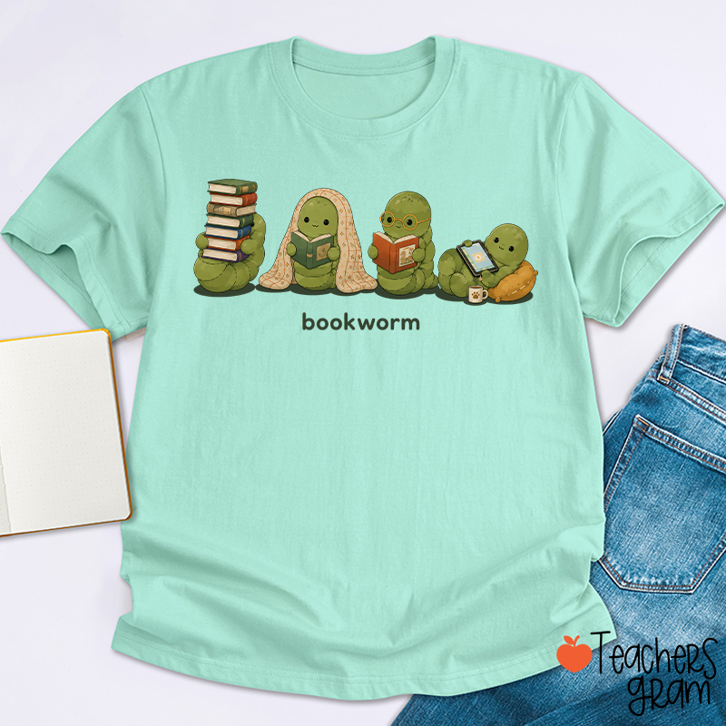 Bookworm Teacher T-Shirt