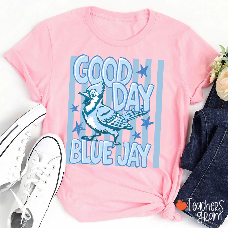 Personalized Retro Cute Animal Striped Frame Teacher T-Shirt