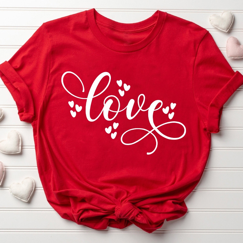 Love Love Heart Teacher T-Shirt Sale-Teachersgram