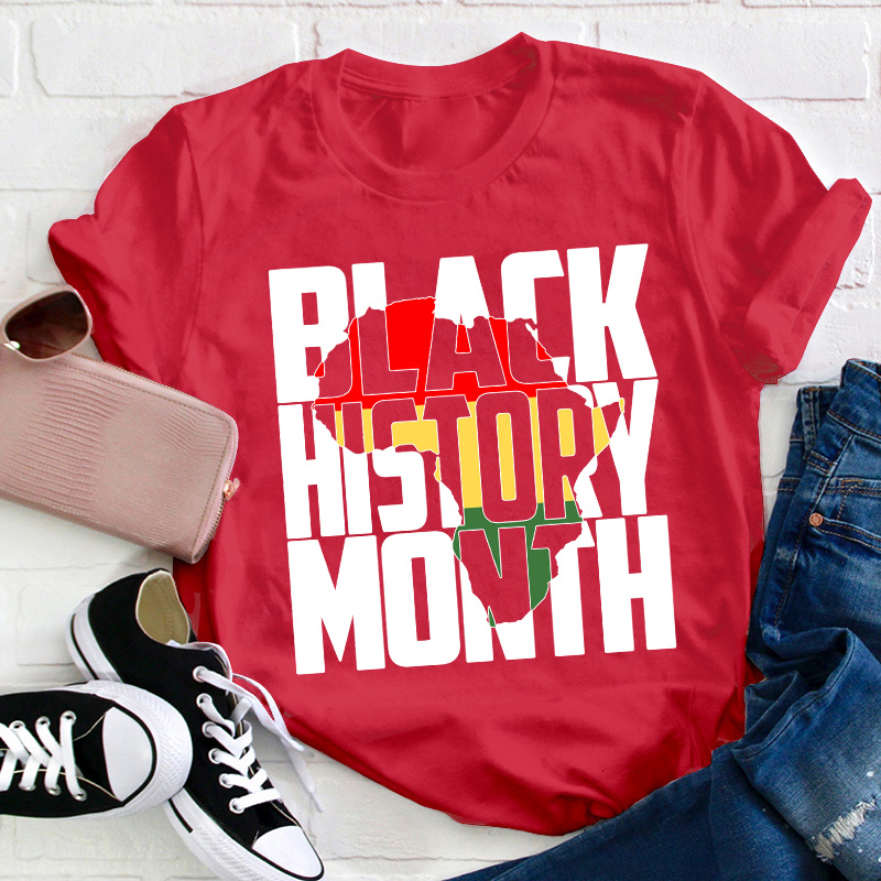 Black History Month Teacher T-Shirt