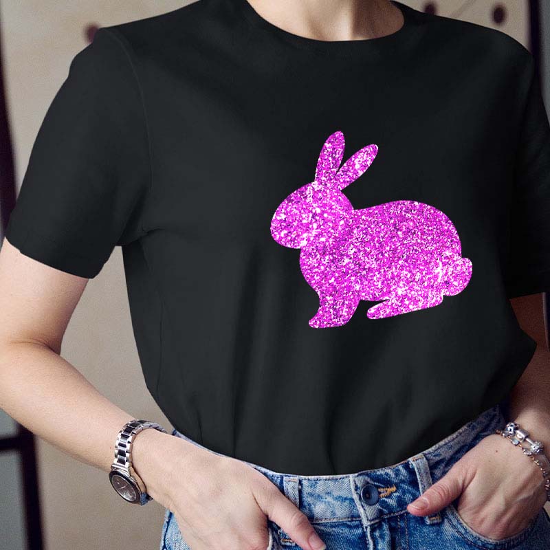 Glitter Easter Peeps Teacher T-Shirt