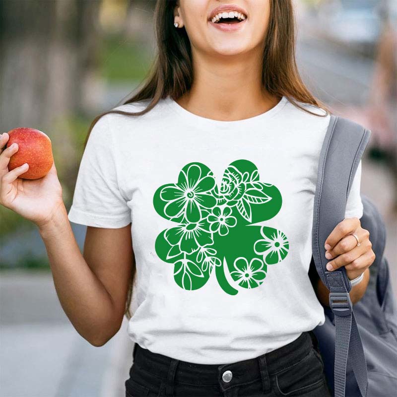 Lucky Shamrock Teacher T-Shirt