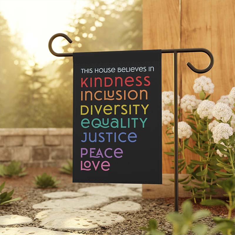 This House Believes In Teacher Garden Flag