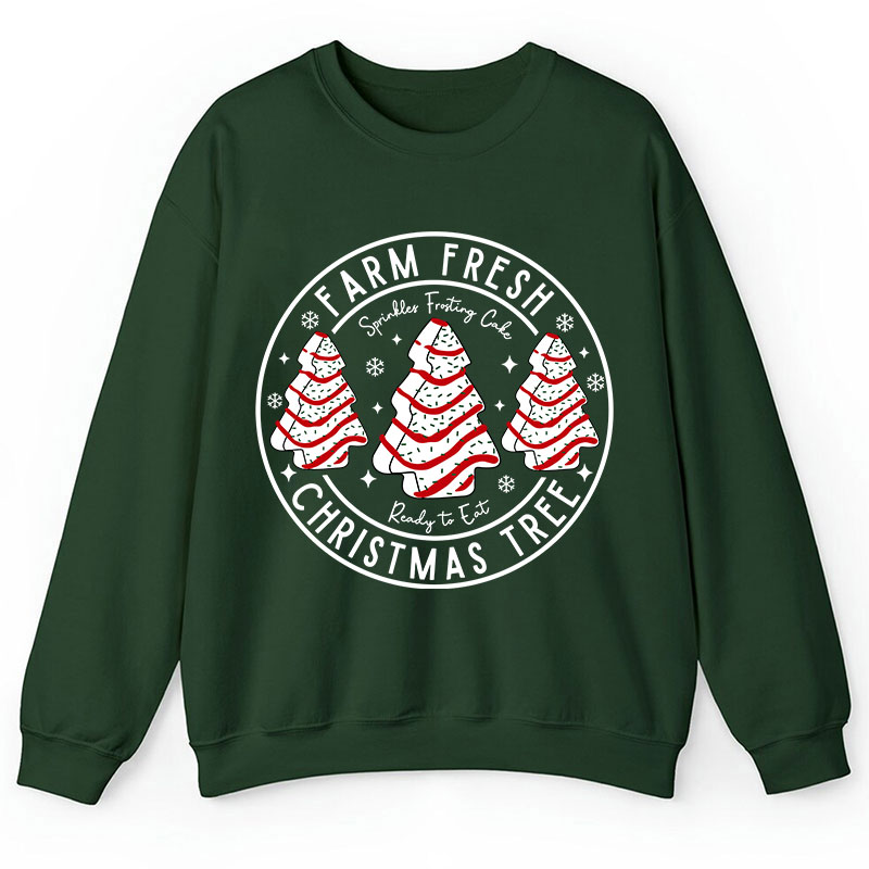 Farm Fresh Christmas Tree Teacher Sweatshirt