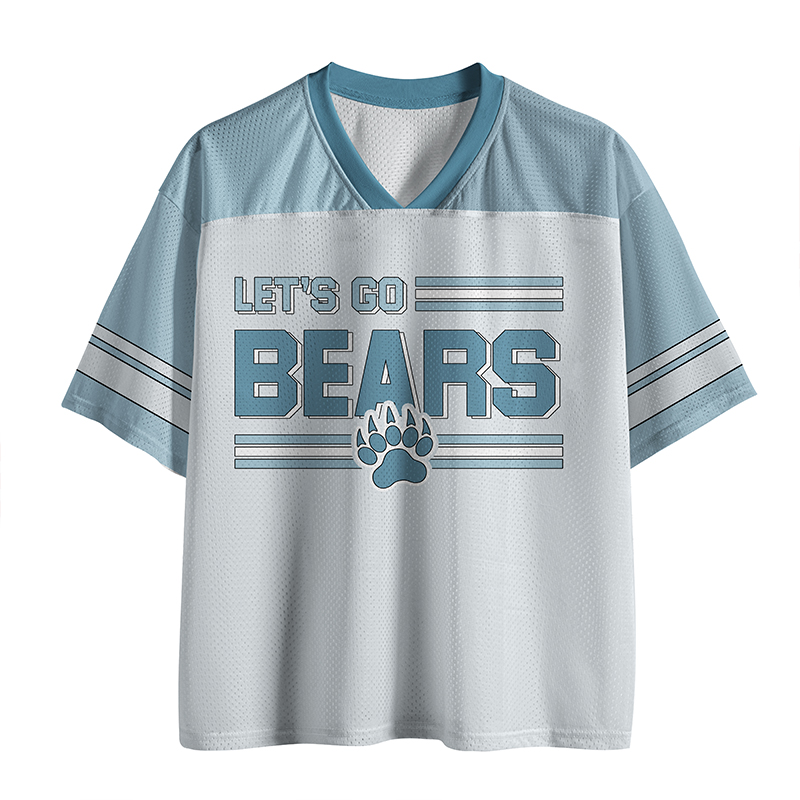 Personalized Let's Go Mascot Teacher Mesh Jersey