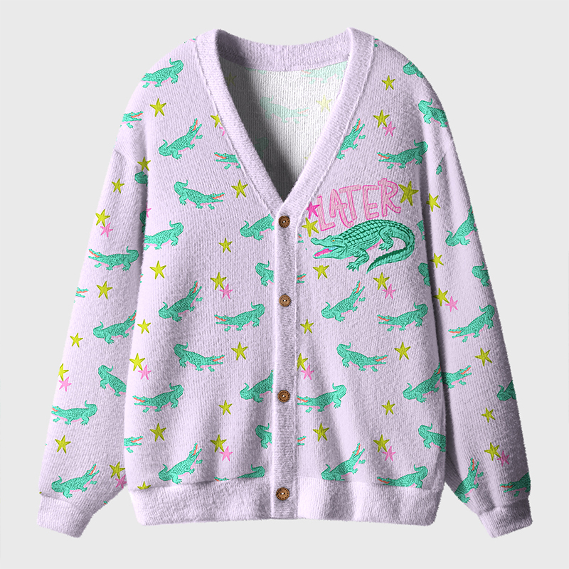 Later After While Teacher Ugly Cardigan Sweaters