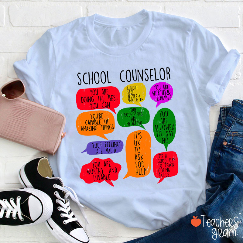 School Counselor Teacher T-Shirt