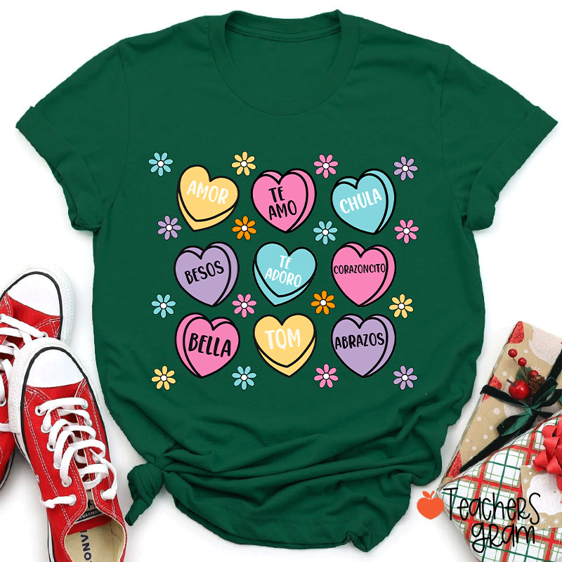 Amor Teamo Chula Spanish Teacher T-Shirt