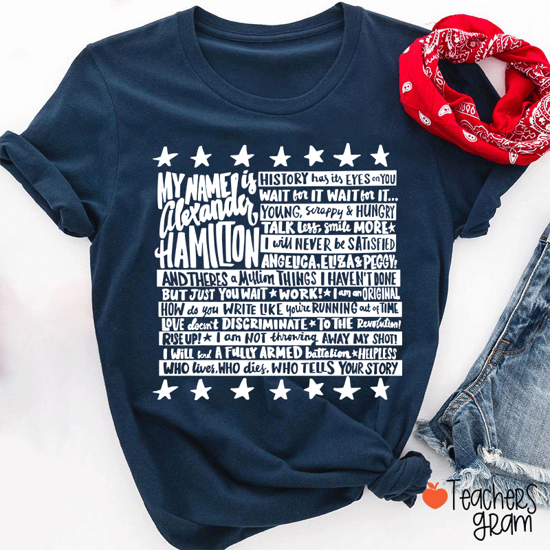 My Name Is Famous Theater Teacher T-Shirt