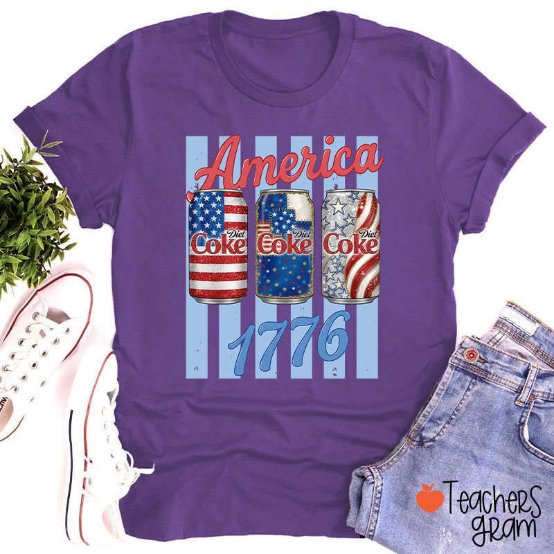 America 1776 Coke Teacher T-Shirt