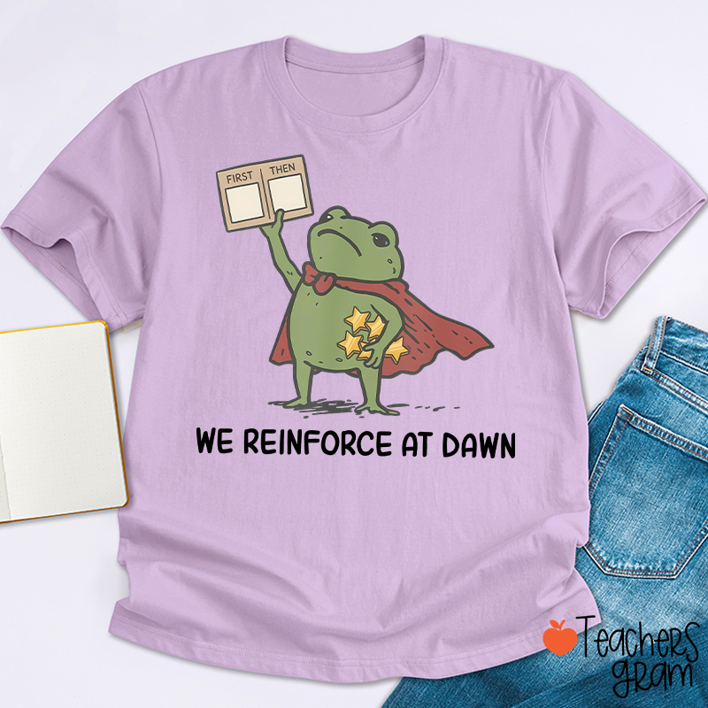 We Reinforce At Dawn Teacher T-Shirt