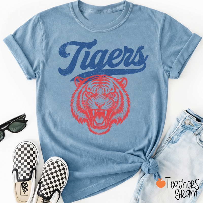 Personalized Mascot Team Name Teacher T-Shirt