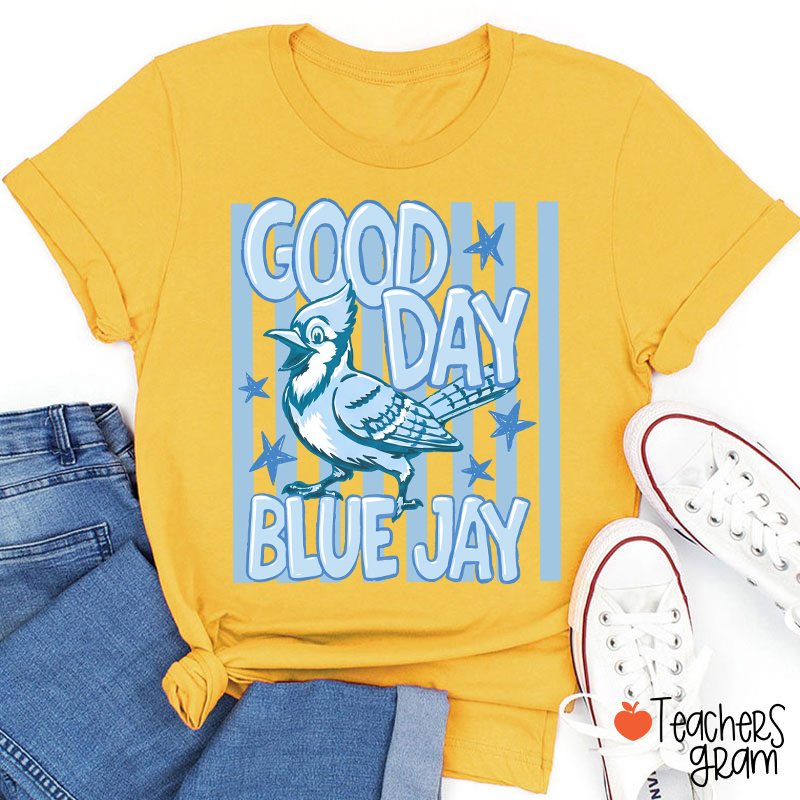 Personalized Retro Cute Animal Striped Frame Teacher T-Shirt
