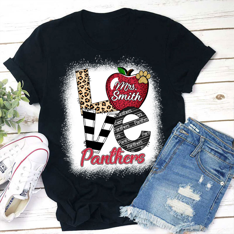 Personalized I Will Always Love Our Team Teacher T-Shirt