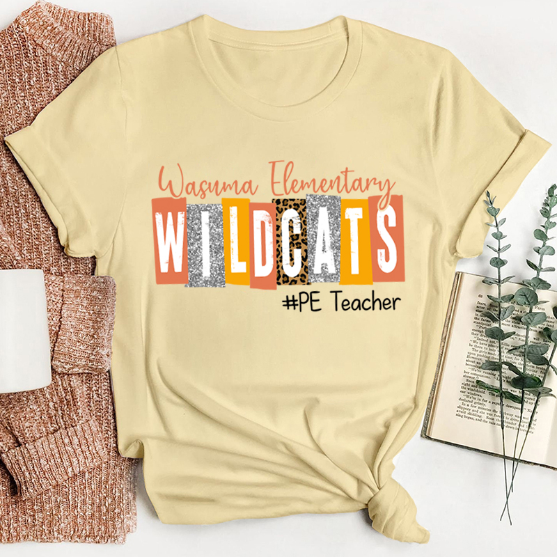 Personalized School Spirit Cheer For You Teacher T-Shirt