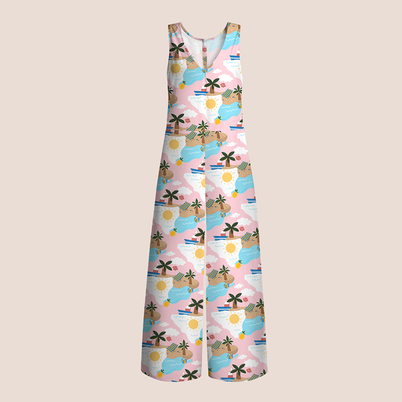 Sunshine Beach Summer Teacher Jumpsuit