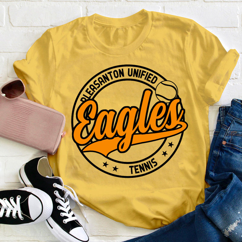 Personalized Ball Icon And Mascot Teacher T-Shirt