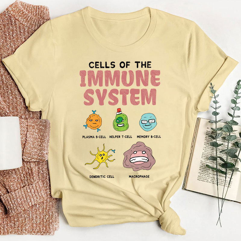 Cells Of The Immune System Teacher T-Shirt
