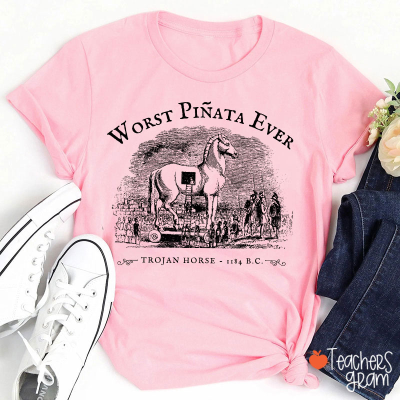 Worst Piñata Ever Teacher T-Shirt