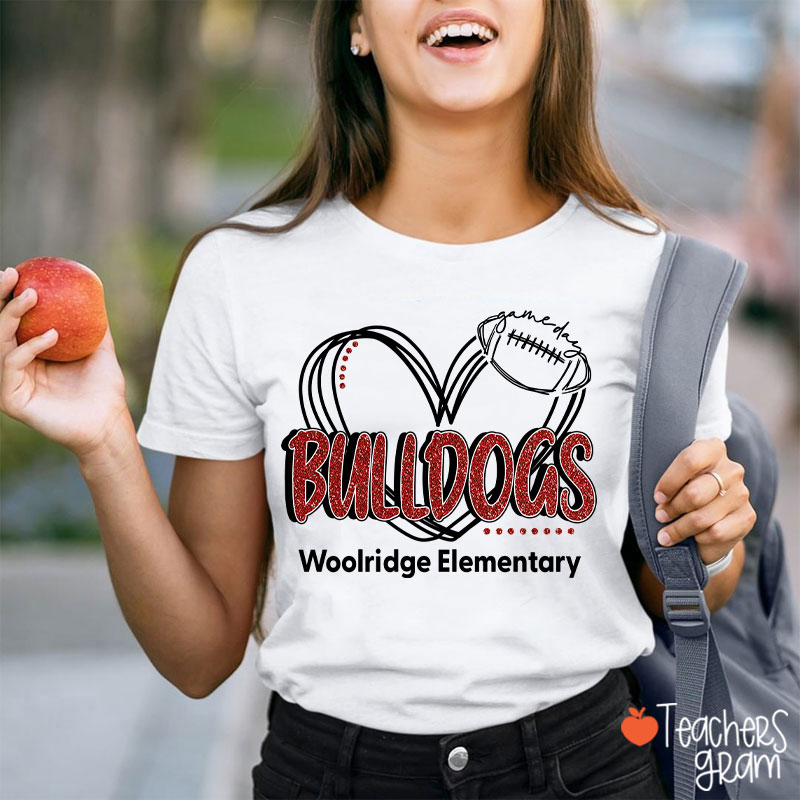 Personalized Mascot And Sport Game Day Teacher T-Shirt