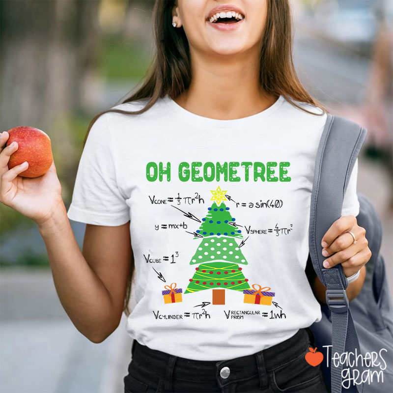 Oh Geometree Christmas T-Shirt