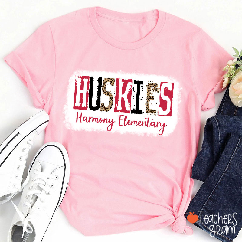 Personalized Mascot Inkjet Word Art Teacher T-Shirt