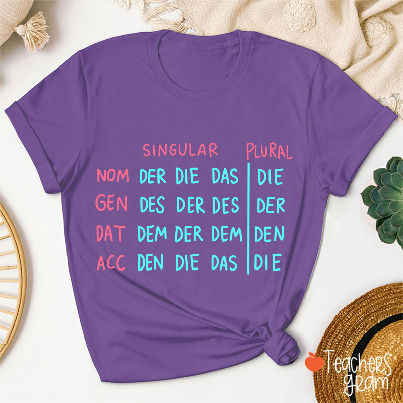 German Grammar German Teacher T-Shirt