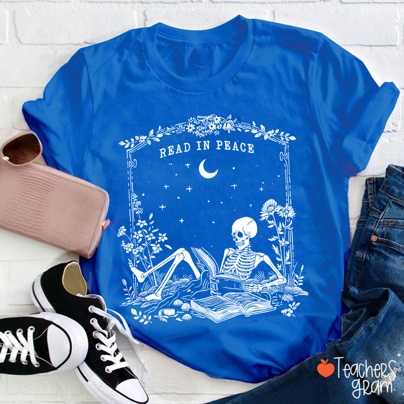 Read In Peace Ghost Teacher T-Shirt