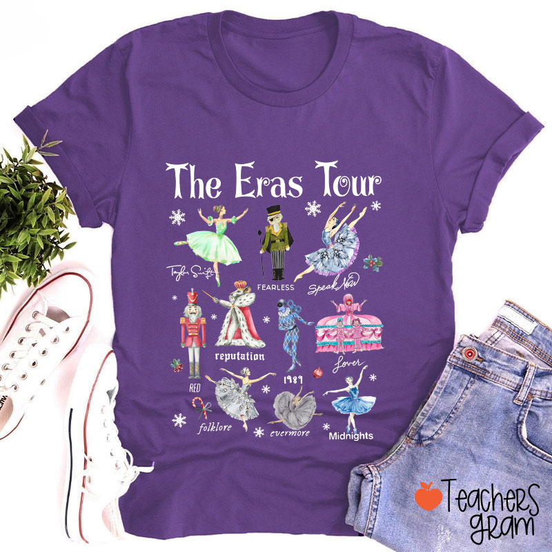 The Eras Tour Christmas Dance Teacher T-Shirt