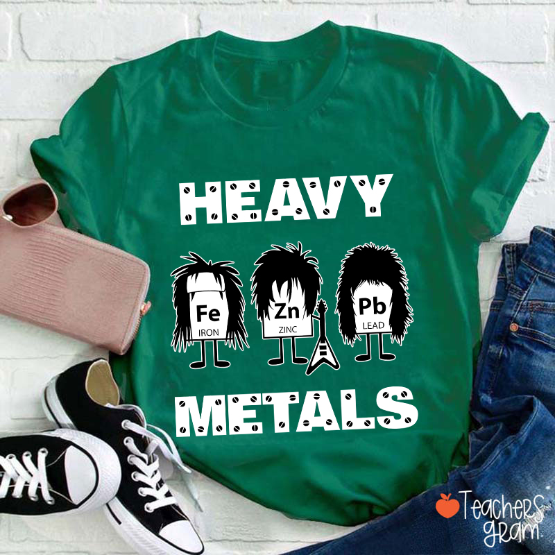 Funny Science Heavy Metals Teacher T-Shirt