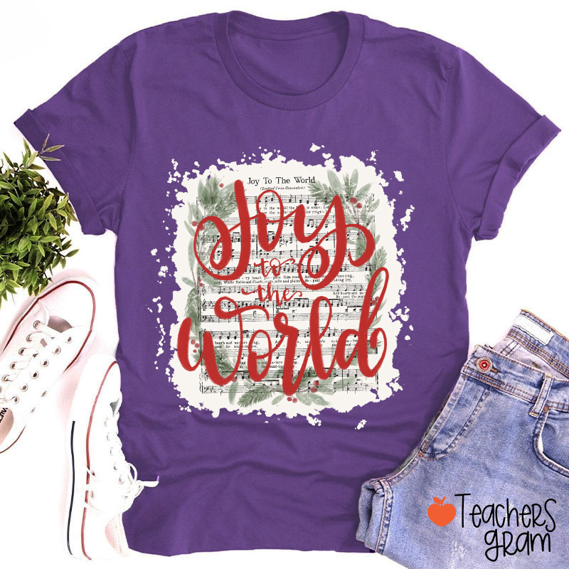 Joy To The World Music Teacher T-Shirt