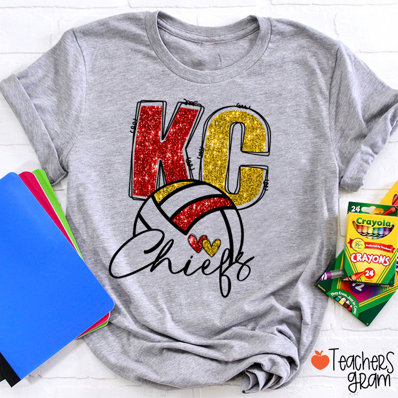 Personalized Team Name Initials And Sport Teacher T-Shirt