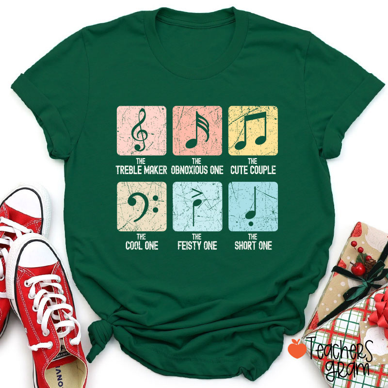 The Treble Maker The Obnoxious One Funny Music Teacher T-Shirt