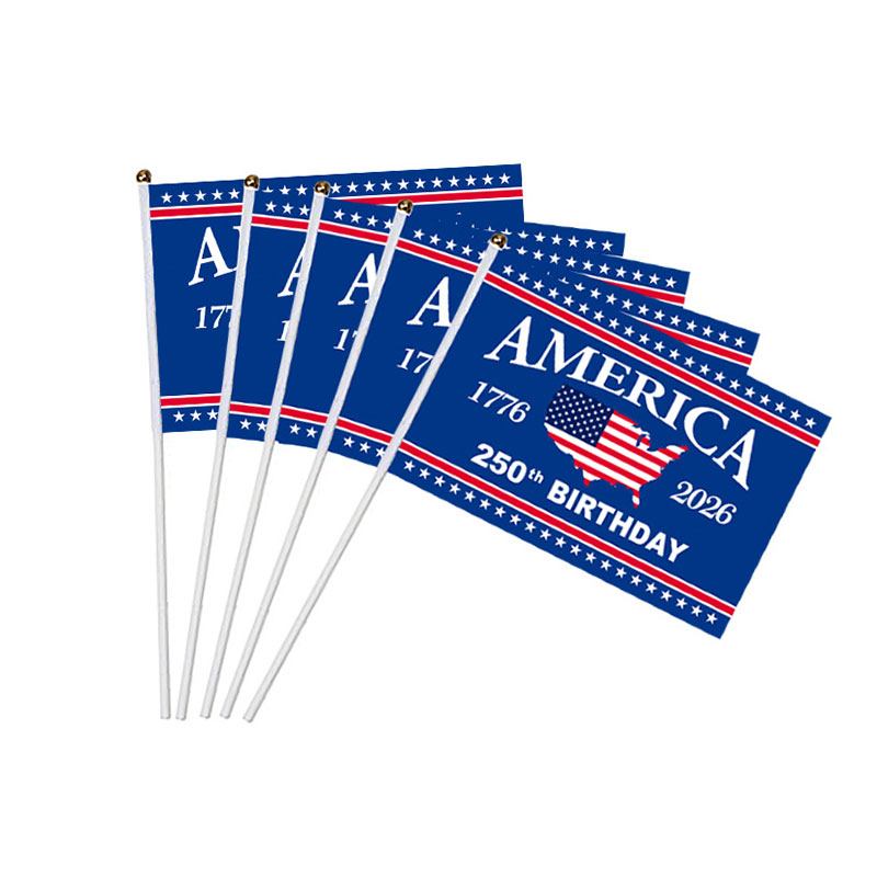 America 1776-2026 250th Birthday Teacher Handheld Flags