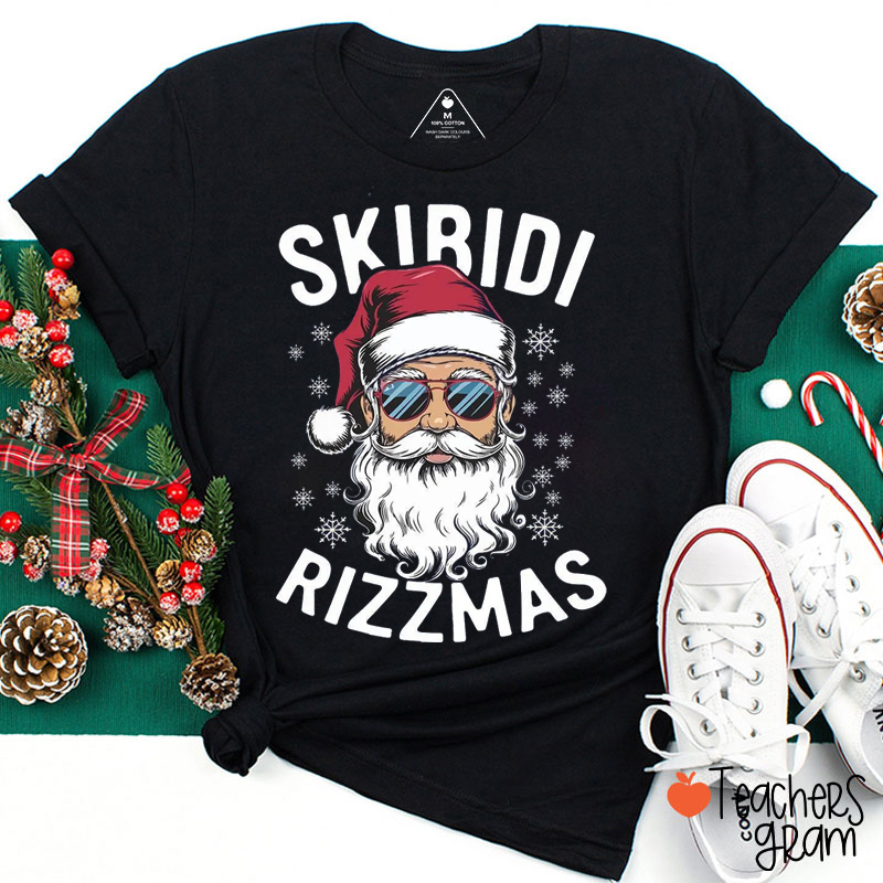 Skiridi Rizzmas Teacher T-Shirt