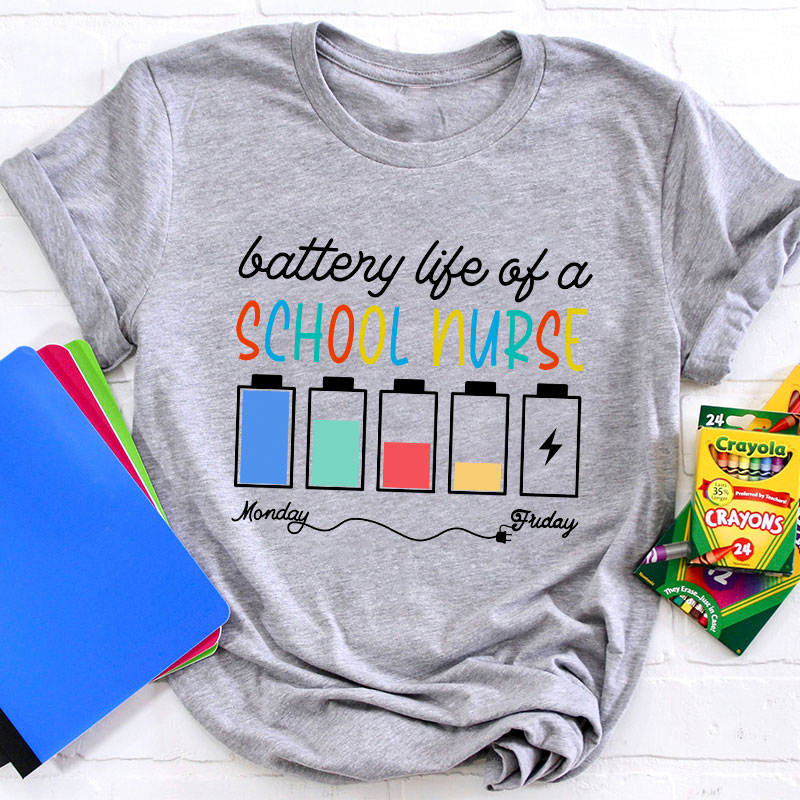 Battery Life Of A School T-Shirt
