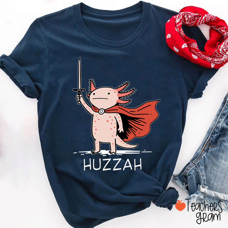 Funny Axolotl Meme Teacher T-Shirt