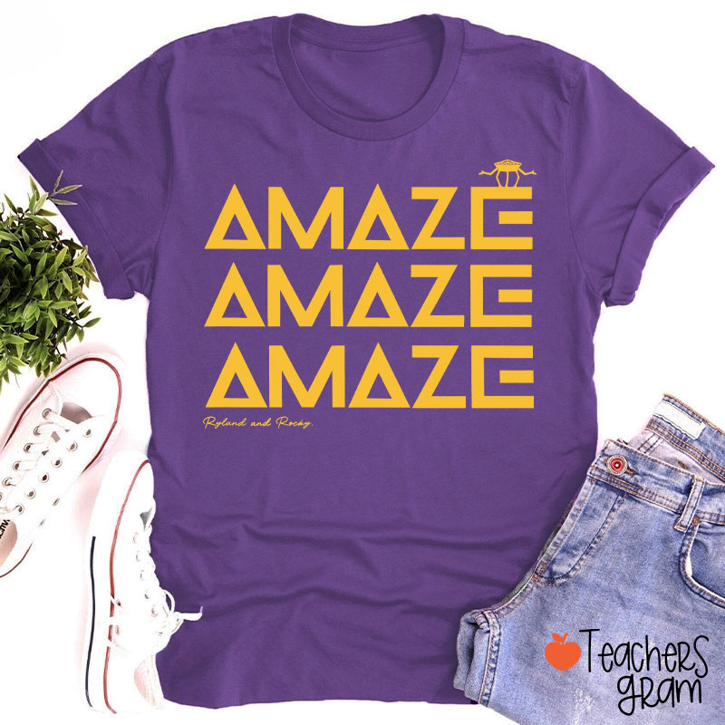 Amaze Funny Space Quote Teacher T-Shirt