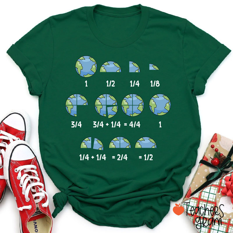 Earth Day Math Teacher T-Shirt
