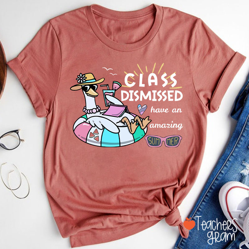 Class Dismissed Have An Amazing Summer Teacher T-Shirt